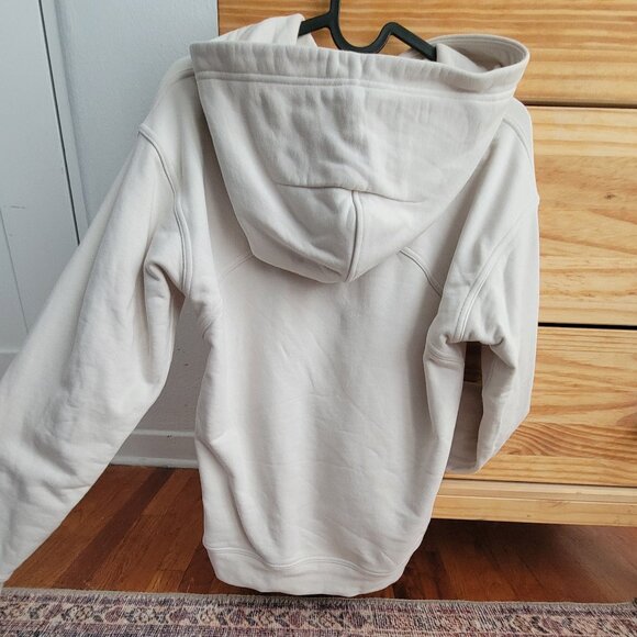 Lululemon All Yours Hoodie Cream French Terry Graphic Size 4 - Picture 6 of 11